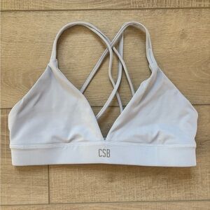 CSB Strappy Sports Bra – Size Medium | Light Blue
